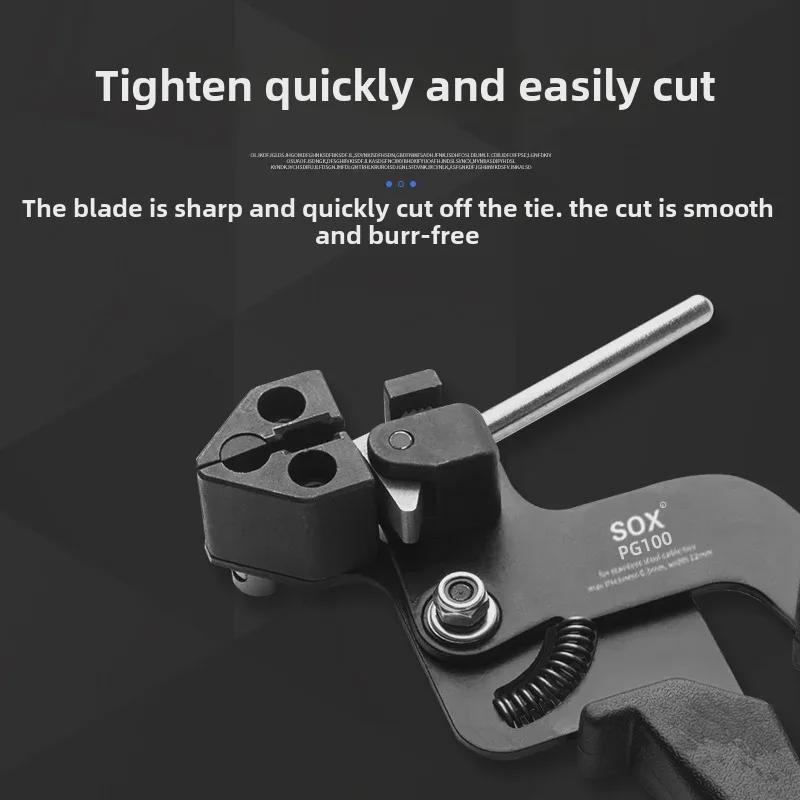 Stainless Steel Cable Tie Pliers: Self-Locking Fastener & Marine Cable Cutting Tool