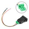 X AUTOHAUX Toyota Compatible Alphard ANH10 Hole Expansion Port Switch Rear View Mirror Heating Switch with Wire 1 Set