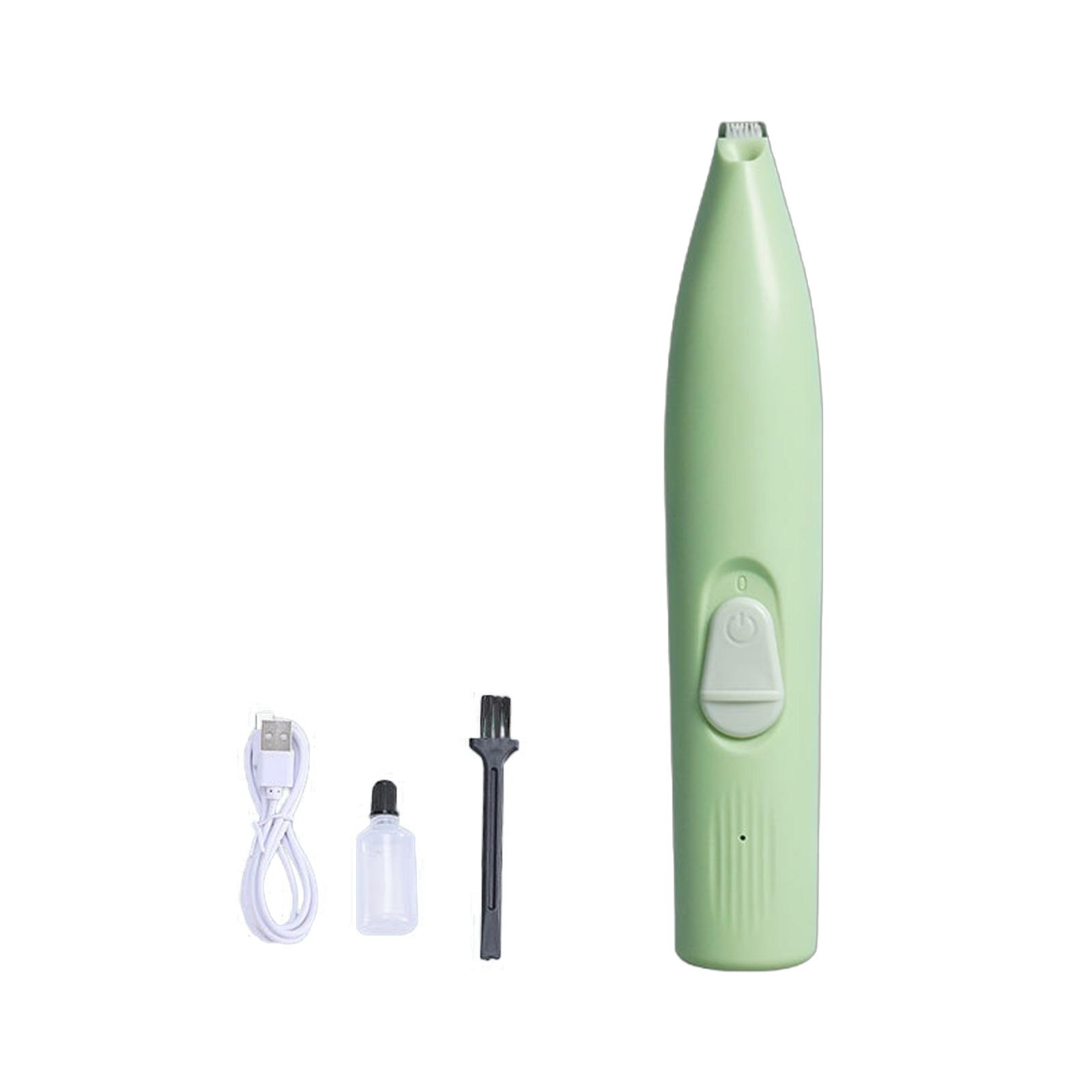 

Электрические машинки для стрижки лапок для собак, аккумуляторный триммер для стрижки собак, машина для удаления шерсти на лапах зелёный