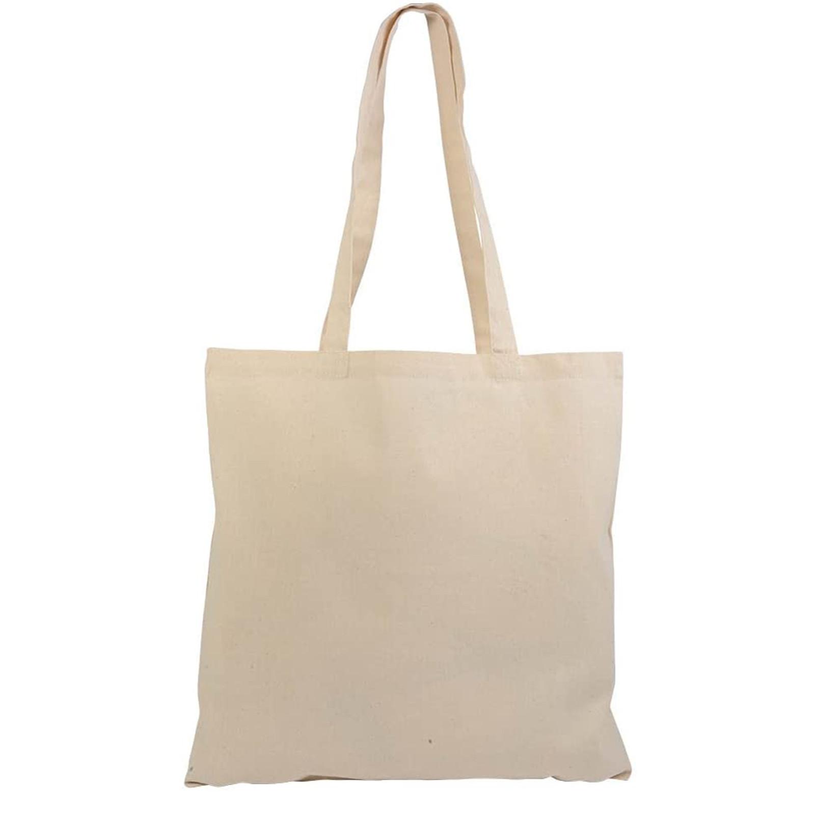 

УПАКОВКА 10 ШТ. СУМКИ-ШОППЕРЫ ИЗ НАТУРАЛЬНОГО ХЛОПКА 38x42 СМ.