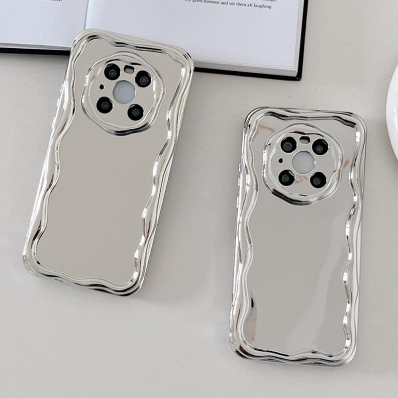 Electroplated Phone Case Fo Huawei P70 P60 P50 P40 P30 Pura 70 Mate 20 30 40 50 60 Nova 8 9 10 11 12 Pro Mirror Cover