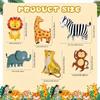 6pcs Safari Jungle Animal Foil Balloon Forest Zoo Theme Birthday Party Decoration Supplies Lion Elephant Giraffe Balloon Kit