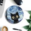 Van Gogh Art Cat Waterproof 1pc Mouse Pad Keyboard Mouse Pad office Pad Game Console Pad Desk accessories Computer Laptop Pad