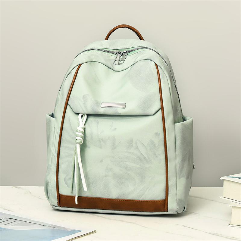 Women's Print Backpack Large Capacity Travel Backpack Lightweight Student Schoolbag