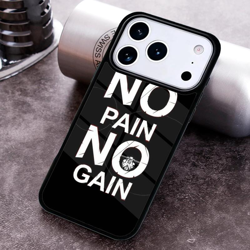 Gym Fitness Phone Case for iPhone 17 16 15 Pro Max Air 14 13 12 11 Plus Shockproof Cover
