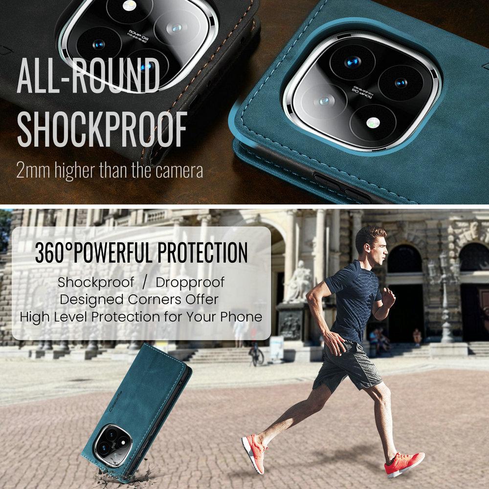 For Poco X7 5G 2025 Global Phone Luxury Case Leather Card Pocket Wallet Skin Xiaomi Poco X7 Case Mi Poko X 7 PocoX7 Flip Cover