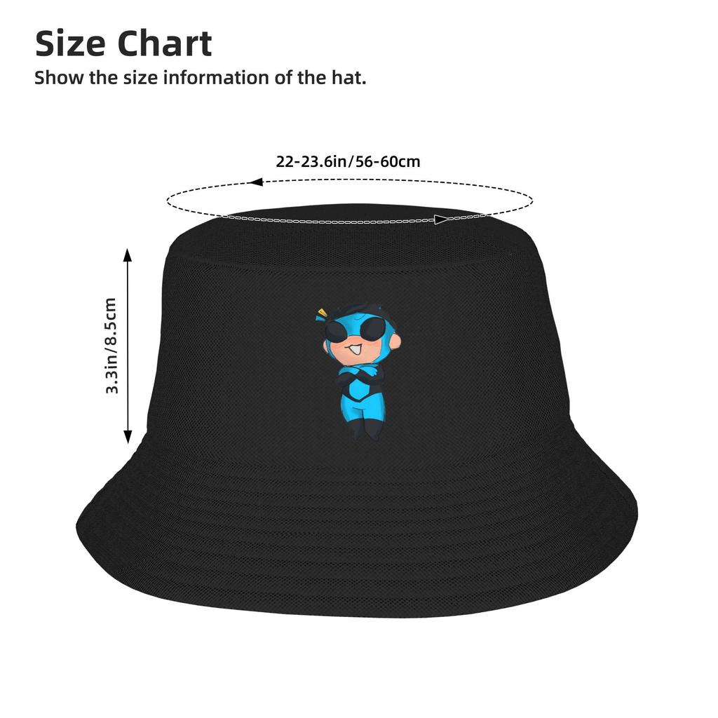 Unisex Bucket Hat Invincible Chibi Omniman Summer Travel Headwear Lightweight Outdoor Sport Fishing Hat Bob Dropshipping