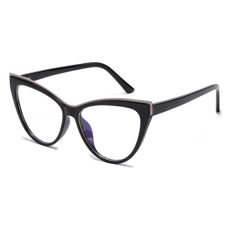 Spring Hinge Women Cat Eye Prescription Glasses For The Nearsighted Anti Blue Rays Myopia Spectacles Power 0 -0.5 -0.75 To -6.0