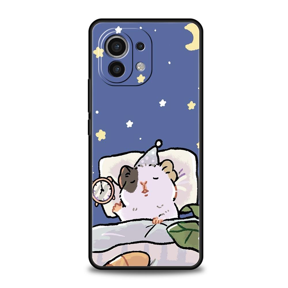 Animal Guinea Pig Cavy Cute Phone Case For Xiaomi Mi 15 14 13 12 11 Lite 14T 13T 12T 11T Pro Poco X7 X6 X5 X3 Pro F6 F5 F4 Cover