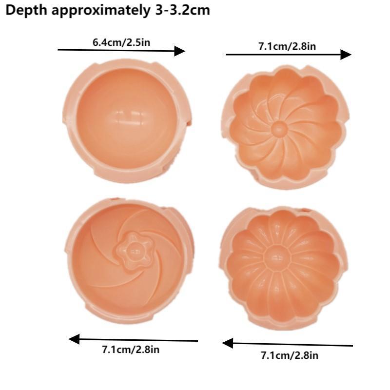 Mid-Autumn Festival Bun Stamp -Traditional Chinese Bun Mold Dumpling Press Dim Sum Maker Homemade Xiaolongbao Plastic Mold