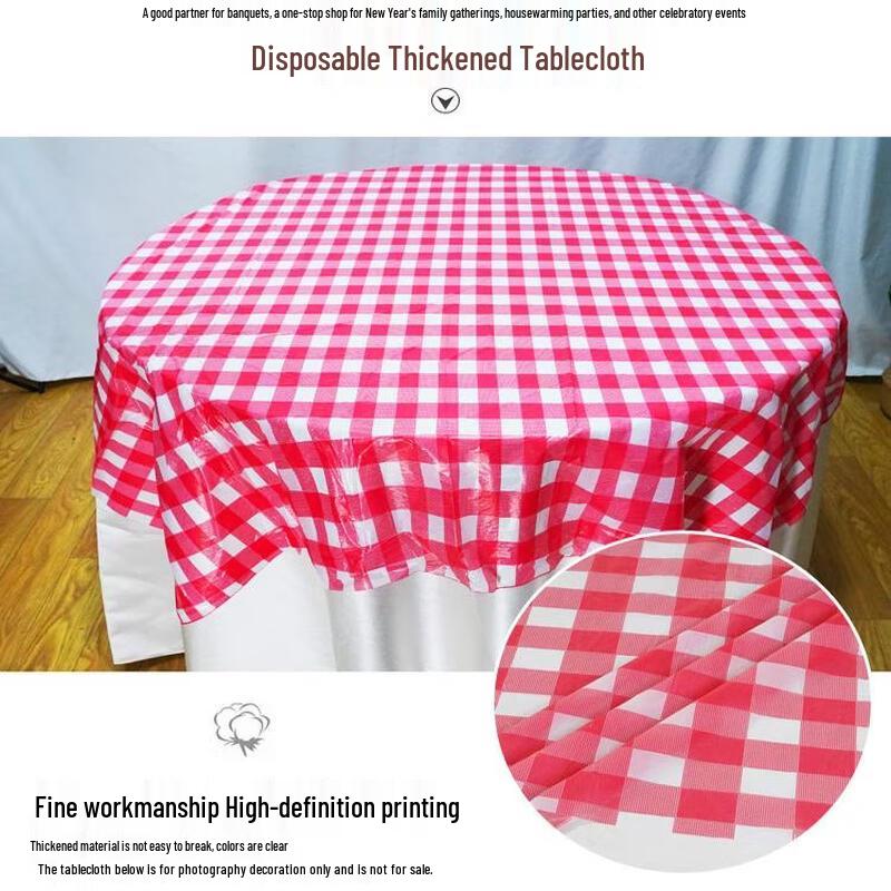 Disposable Plastic Tablecloth