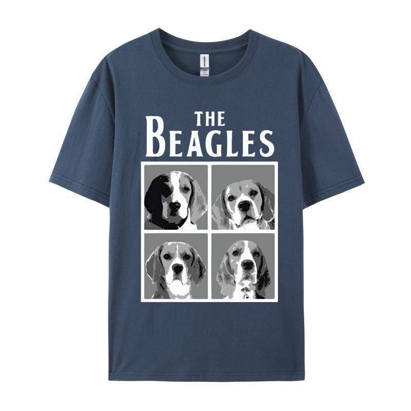 Cute Beagle Dog Tshirt The Beagles Animal Lover Tshrit Unisexs Cotton Tshirt Birthday Short Sleeve 2024 Fashionable Top Tees