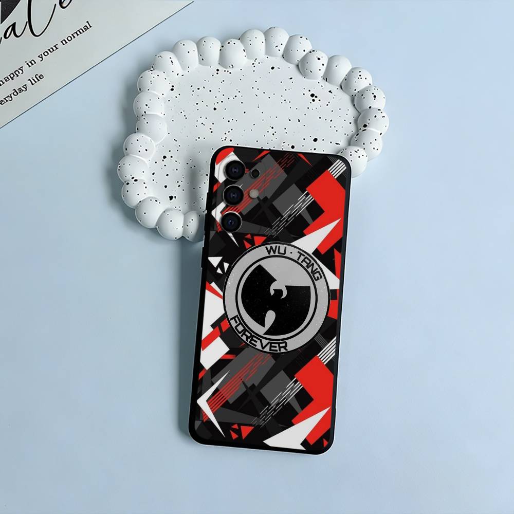 Wu-Wu-T-Tang -Clan Soft Silicone Case for Samsung S25, S24, S21, S22, S23, S30, Ultra, S20, Plus, FE, Lite-Black