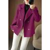 Loose woolen cardigan coat in autumn and winter to keep warm and comfortable, short suit collar coat temperament fashion trend