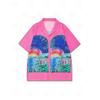 Herren Tropical Hawaiianhemd Lockerer Schnitt Atmungsaktiv Strand Freizeitkleidung