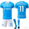 2026 S.S.C. Napoli Home Football Jersey for Kids and Adults DE BRUYNE #11