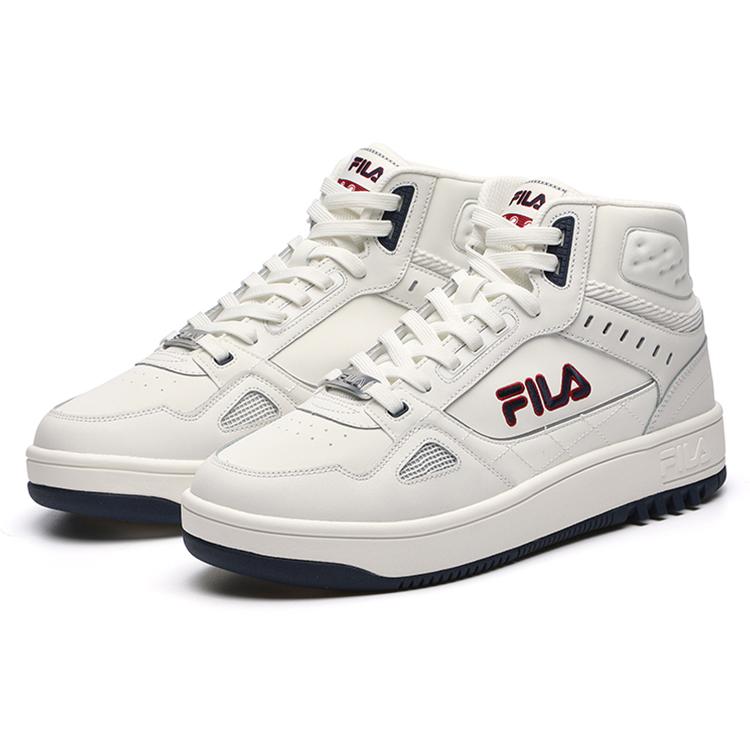 New FILA Retro HighTop Basketball Shoes 'White' F12M141211FSW