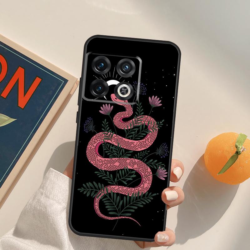 The Snake and Fern Case For OnePlus 13T 10T 10R 12R 13R 15 13 12 11 10 9 Pro Nord CE 5 2 3 4 Lite N20 N30 Cover