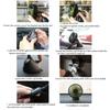 Car USB Clip Fan with 360 Degree Rotation & Strong ABS Suction Cup Portable Auto Suction Cup Fan for Vehicle Cooling