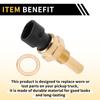 REPAIROCK For Chevrolet Express 2500 2018-2022 Temperature Sensor Temperature Sensor Transmission Unit Sensor No.25186240 Gold Tone