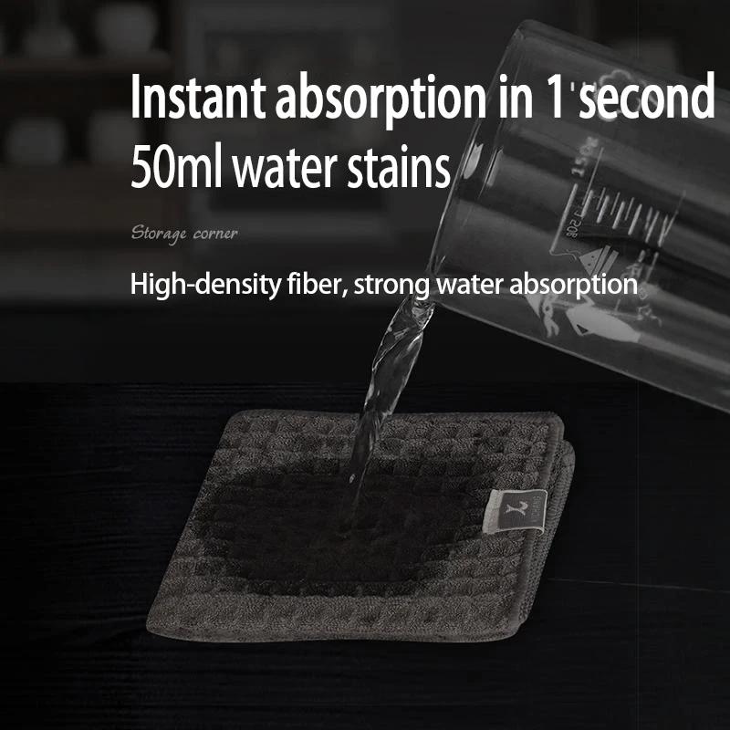1/2/4Pcs Coffee Bar Cleaning Towels Super Absorbent Microfiber Cleaning Cloth Towel Home Barista Coffee Machine Cleaner MB001