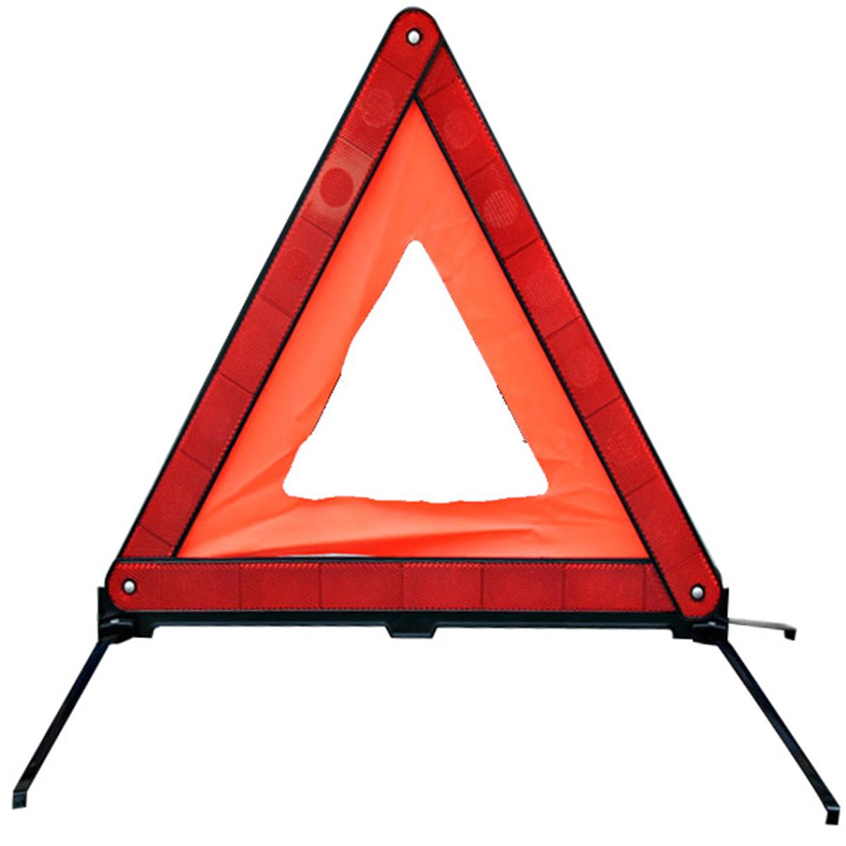 Warning Triangle Reflective Safety Emergency Triangle Foldable Road Warning Triangle for Road Vehicle Car Emergencies красный
