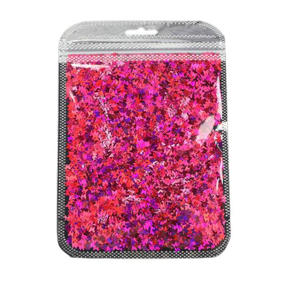 Butterfly Holographic Flakes Nail Glitter Sequins Decor Manicure Tips Slices