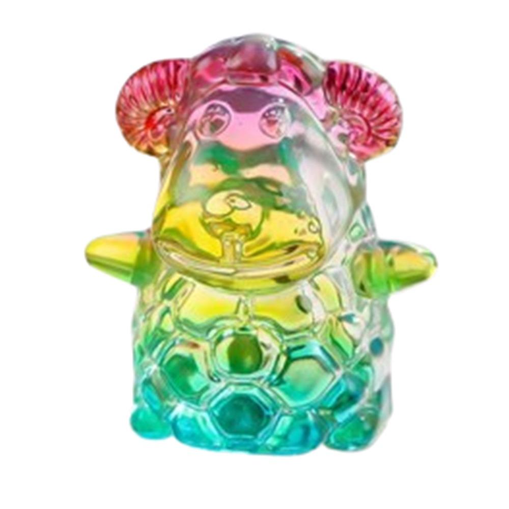 Crystal Cartoon Animal Figurines Elegant Mini Miniature Figure  Desktop Ornament