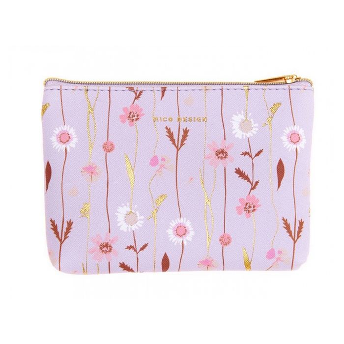 Pochette - RICO DESIGN - Fleurs champêtres - Rose - Synthétique - Fantaisie
