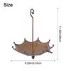 Unique Rustic Design Brown Bird Feeder with Hanging Device for Garden Use
