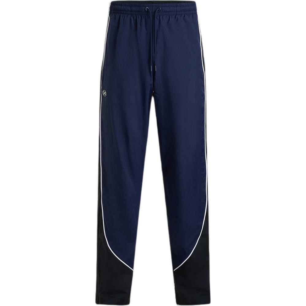 

Under Armour SS25 Track Series Woven Lace-Up Sports Long Pants Men Black 1390288-001 XL