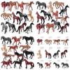 Realistic World Horse Model Set Static Miniatures Of Keat Marshal Morgan And Freis