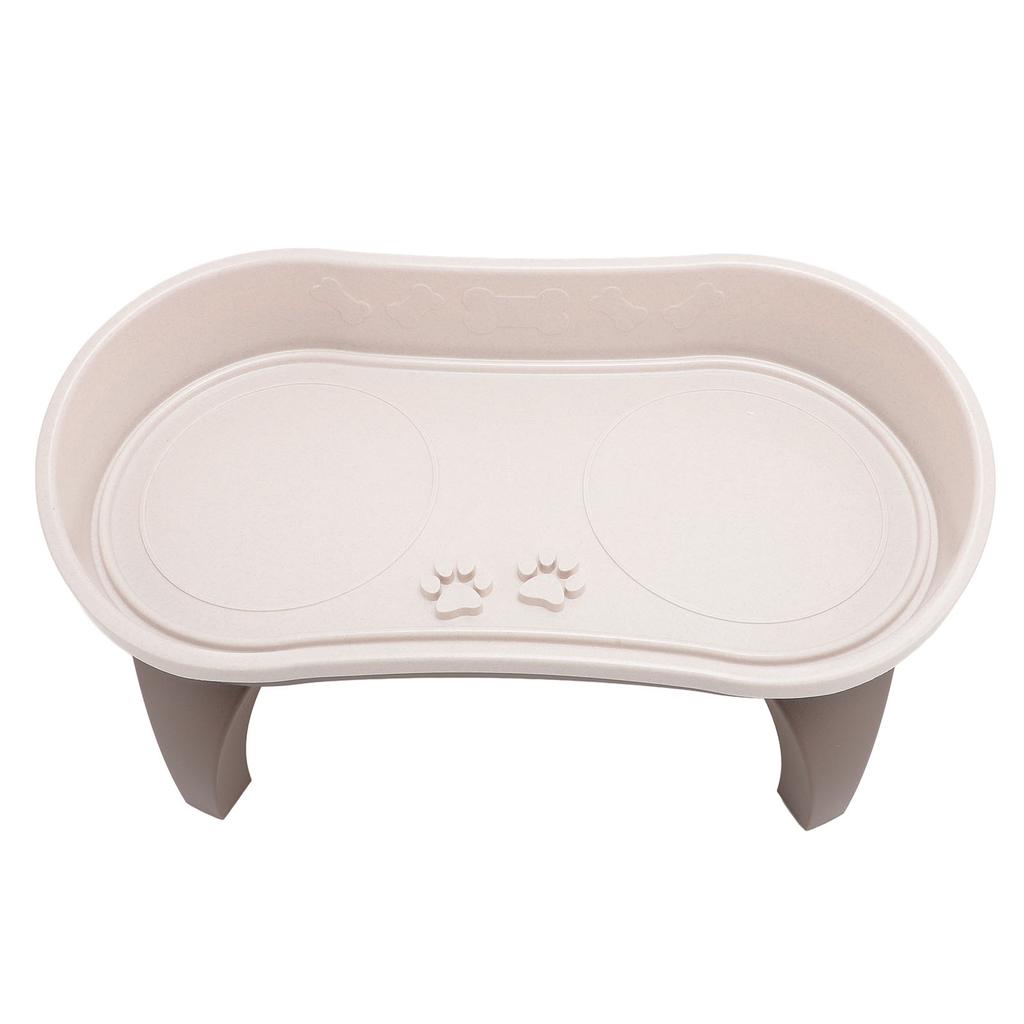 Elevated Pet Feeding Tray Neck Spine Protection Antislip Easy To Assemble Raised Dog Bowl Stand for Pets