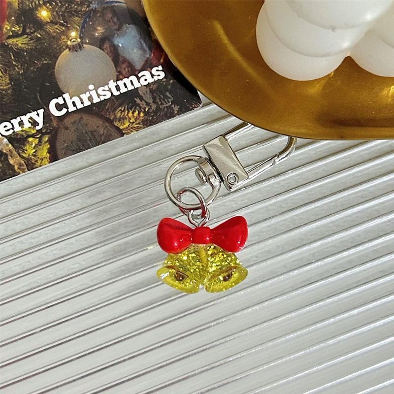 1PC Keychain Pendant Cartoon Hanging Ornaments Anti-Lost Christmas Mini Backpack Decoration Shinny Santa Claus