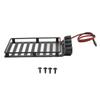 RC Roof Rack Luggage Carrier with LED Light RC Car Roof Rack Part for Axial SCX24 1 24 RC Crawler