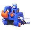 Excavator Water Bottle for Kids 500ml Leak-Proof Cartoon Cup with Wheels Adjustable Strap