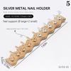 Log Magnetic Practice Holder Nails Tools Strong Magnet Stand Fake Nail Display Nail Support Accessories,