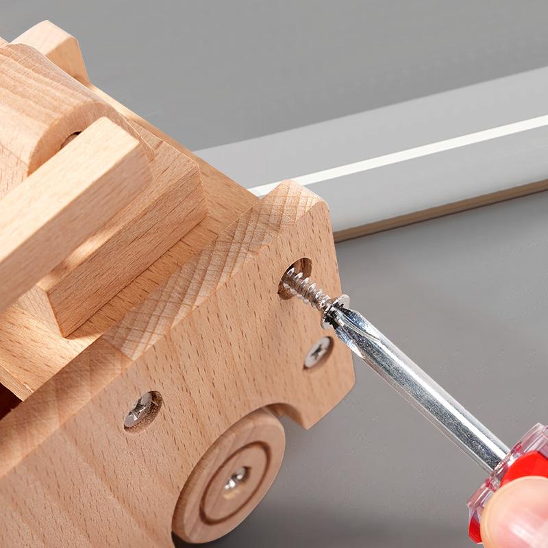 Children'S Wooden Disassembly Screws Assembly Toy Car Early Education Educational Vehicles Assembly Building Block Toys