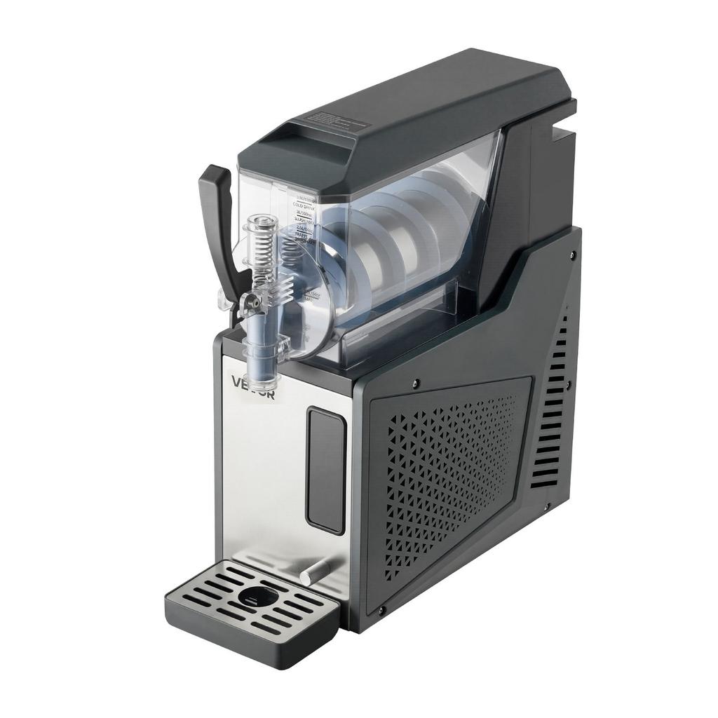 Slushie Machine, 4L/135oz No Ice Needed Slushy Machine for Home, Frozen Drink Maker with Single Tank, Margarita Machine with Self-Cleaning, for Frozen