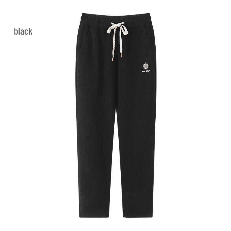 Women s Ultra-Thick Velvet-Lined Winter Casual Pants – Plus Size, Fashionable European Style 2XL (45-55 kg)