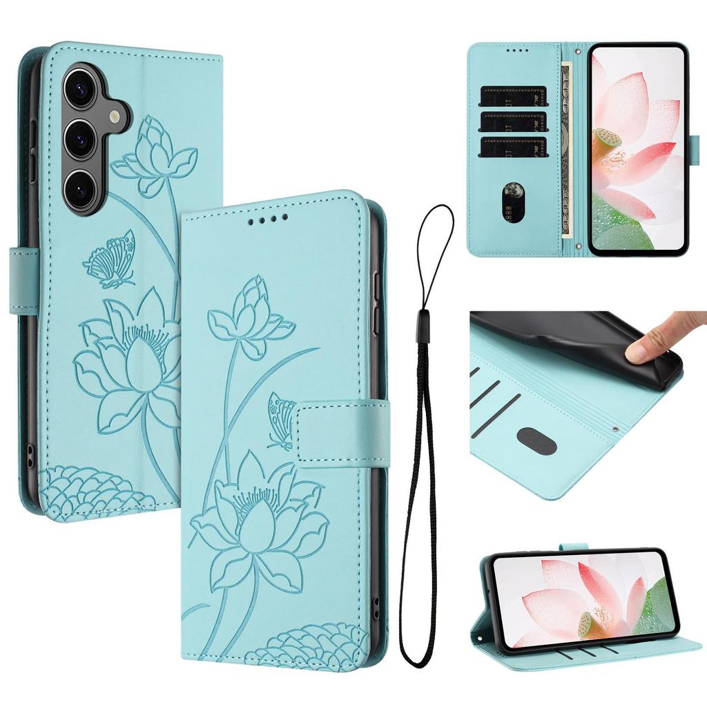 Étui Portefeuille en Cuir à Fleurs en Relief 3D avec Support Livre Pour iPhone 17 16 15 Pro Max Samsung S25 Xiaomi Redmi Note 14 Honor Oppo Fentes pour Cartes Rabat