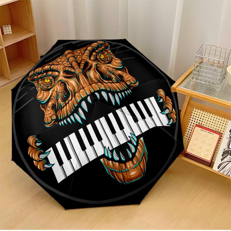 

Skeleton Butterfly Printed umbrella windproof folding umbrella portable sun and rain umbrella suitable for gifting