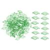 200 Pcs Leaf Shaped Paper Clips Cute Fun Bookmark Paperclip Planner Clips with Transparent Box for O