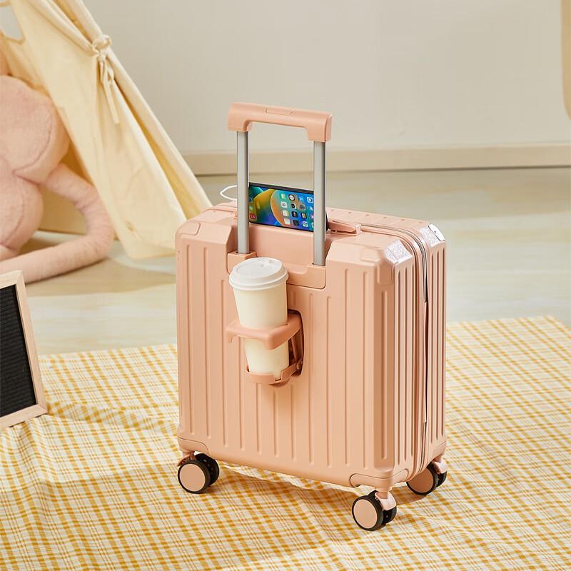 Palmbear Carry-on Luggage with Cup Holder 18 inch