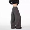 Women's Black Gothic Striped Long Pants Baggy Sweatpants Harajuku Y2k Vintage Oversize Trousers Clothes