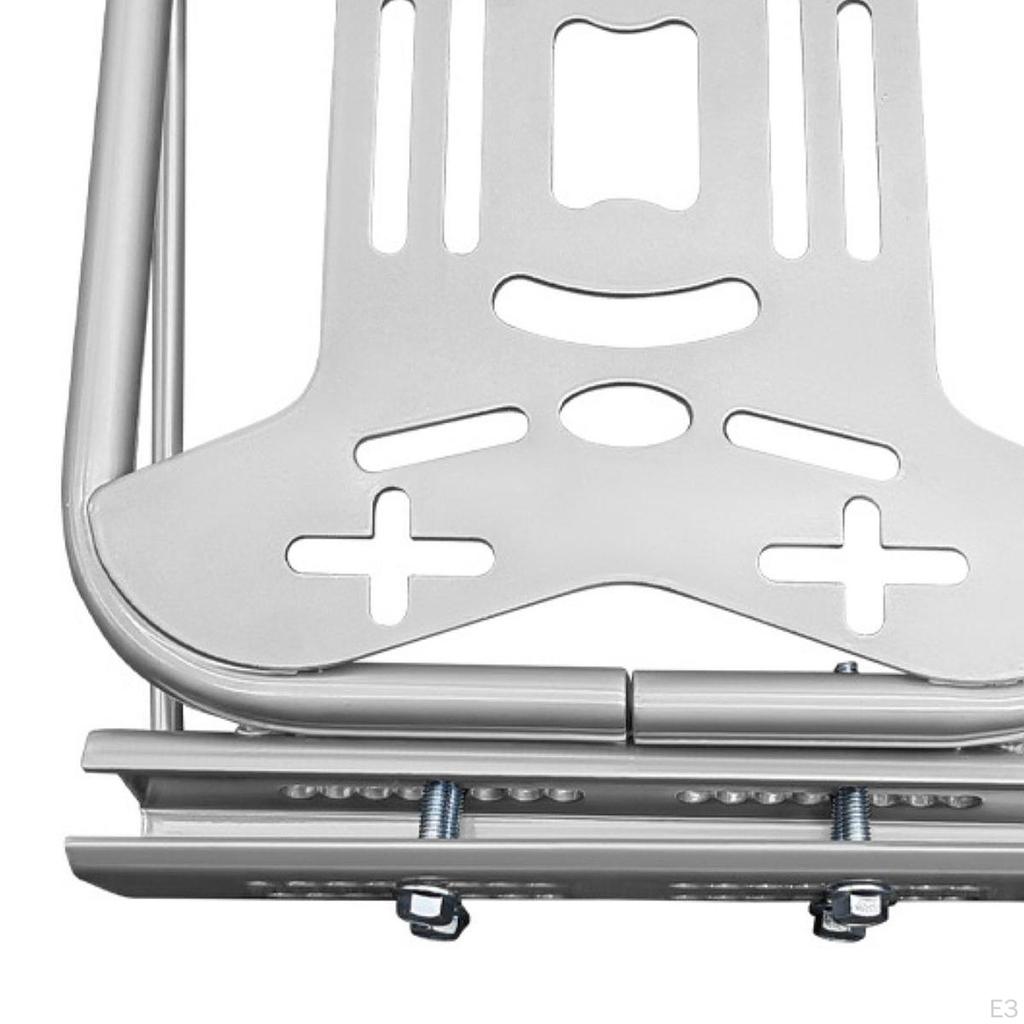 Bike Rear Trunk Bracket Extension Mounting Plate Adapter Metal Easy Installation Mount