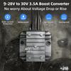 Voltage Converter 12V/24V To 30V 3.5A DC Cable Adapter Transformer DC Boost Adapter For Car RV Truck Outdoor Camper Marine