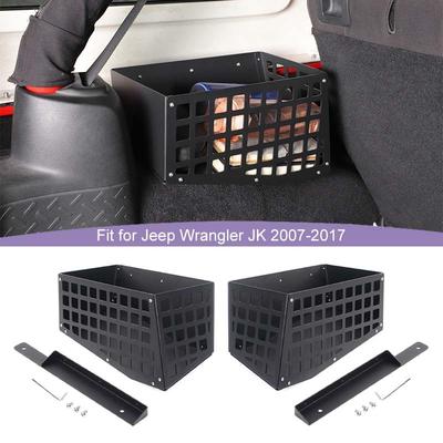 For Jeep Wrangler JK 2007-2017 4-Door Version Tail Box Side Multifunctional Storage Box Organizer Container Interior Stowing Tidying Accessories