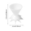 4 Pcs Mini 7-leg Funnel Split Cup for Acrylic Paint Pouring, Flower Pour Mini Funnel, DIY Making Pour Painting Supplies, Flower Pattern, Reusable