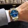 POEDAGAR Top Luxury Watch for Man Date Week Waterproof Luminous Wristwatch Quartz Stainless Steel Men's Watches Sports